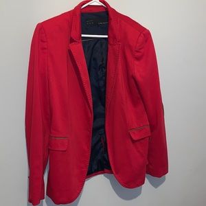 Red Zara Blazer